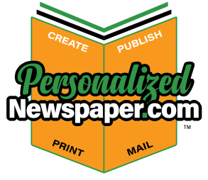 PersonalizedNewspaper.com Official Logo GrnEdge